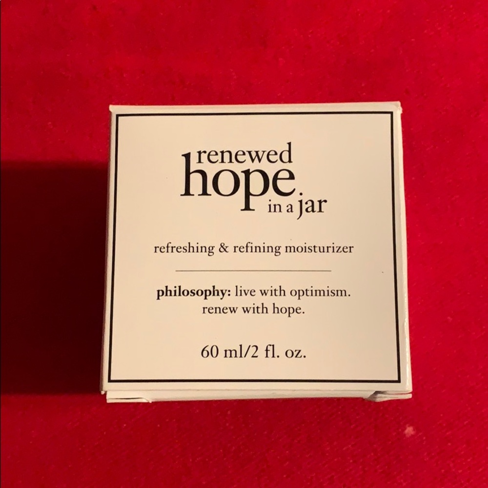 philosophy renewed hope in a jar moisturizer 2oz